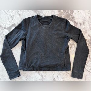 Lululemon Crew-Neck Sweater - size 6 in color Dark Grey
